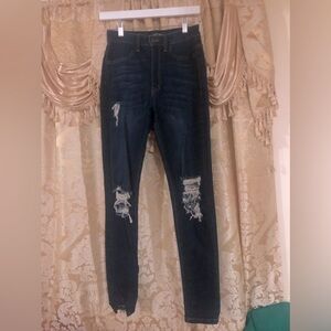 Fashion nova distressed skinny jeans